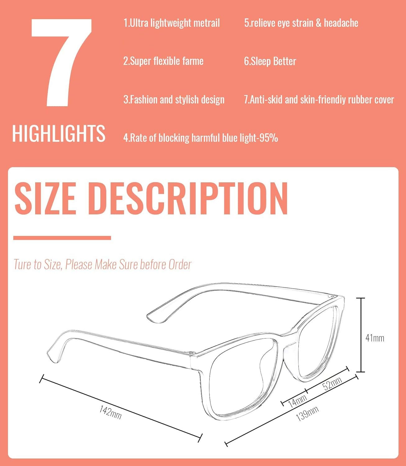 6 Pack Blue Light Blocking Glasses for Computer Gaming, Fashion Fake anti Eye Strain Eyeglasses for Women Men (A1 5 Pack Mix)